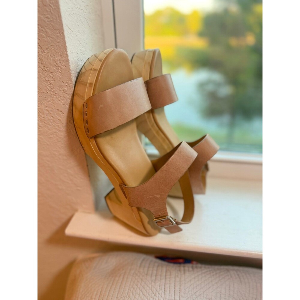Nisolo All Day Open Toe Leather Clog Heel Sandals Women’s Size 9.5 - Picture 4 of 12